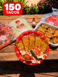 150 Tacos – Ideal para hasta 25 personas