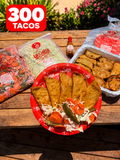 300 Tacos – Ideal para hasta 50 personas