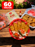 60 Tacos – Ideal para hasta 10 personas